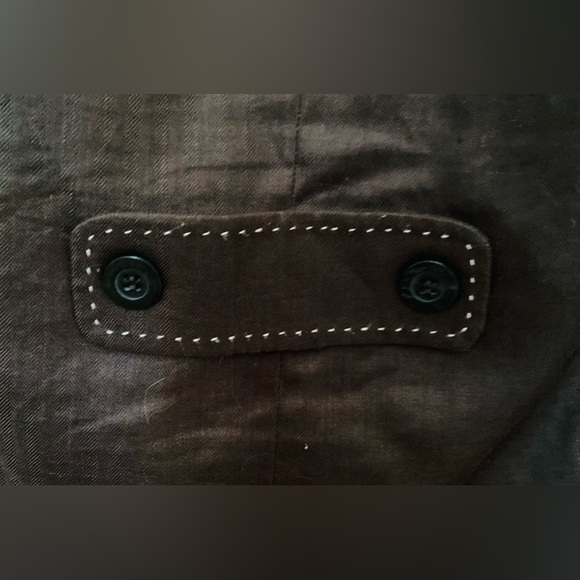 Vintage Villager Brown Blazer size 14 - Picture 5 of 8